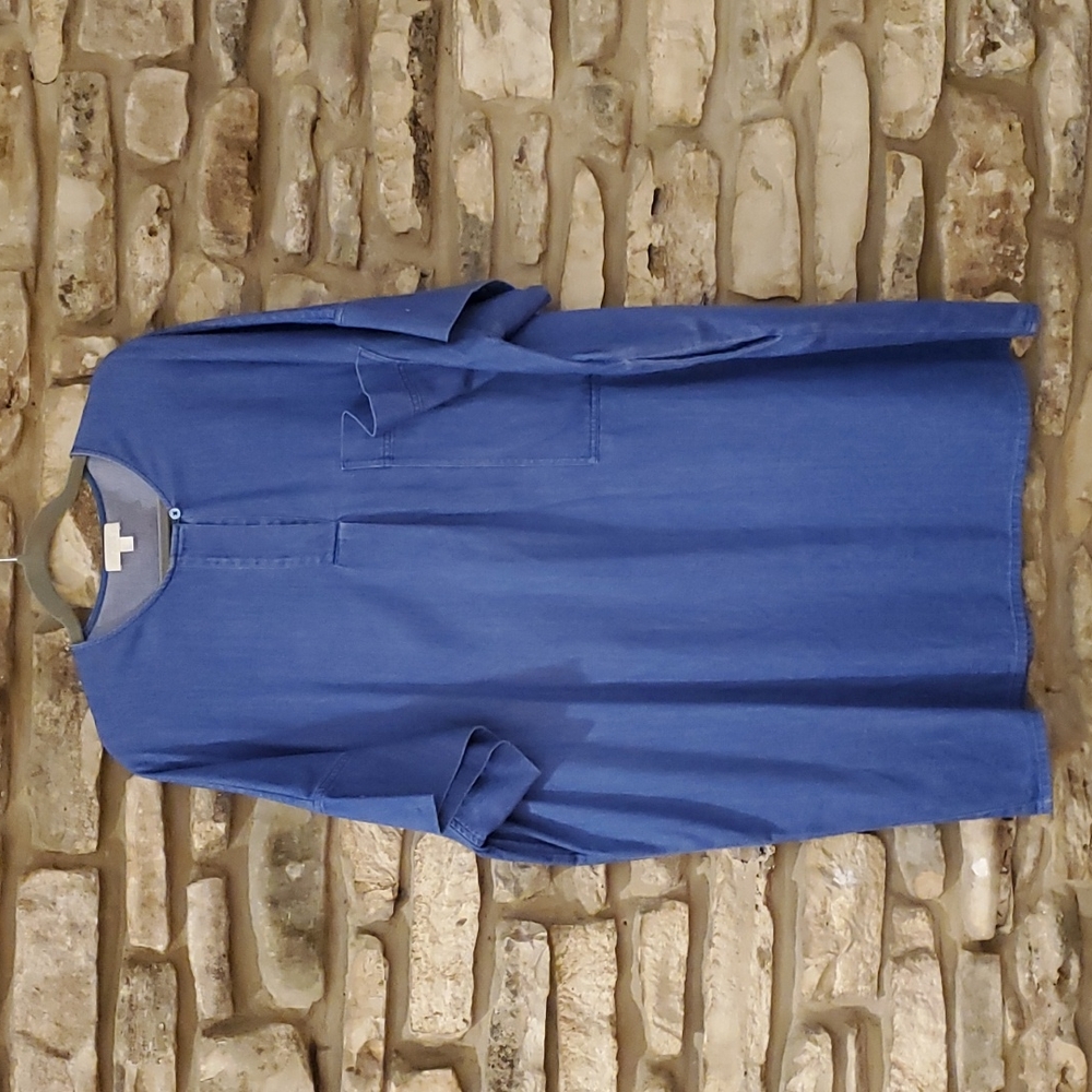 COS Boxy Denim Dress with Oversized Pocket